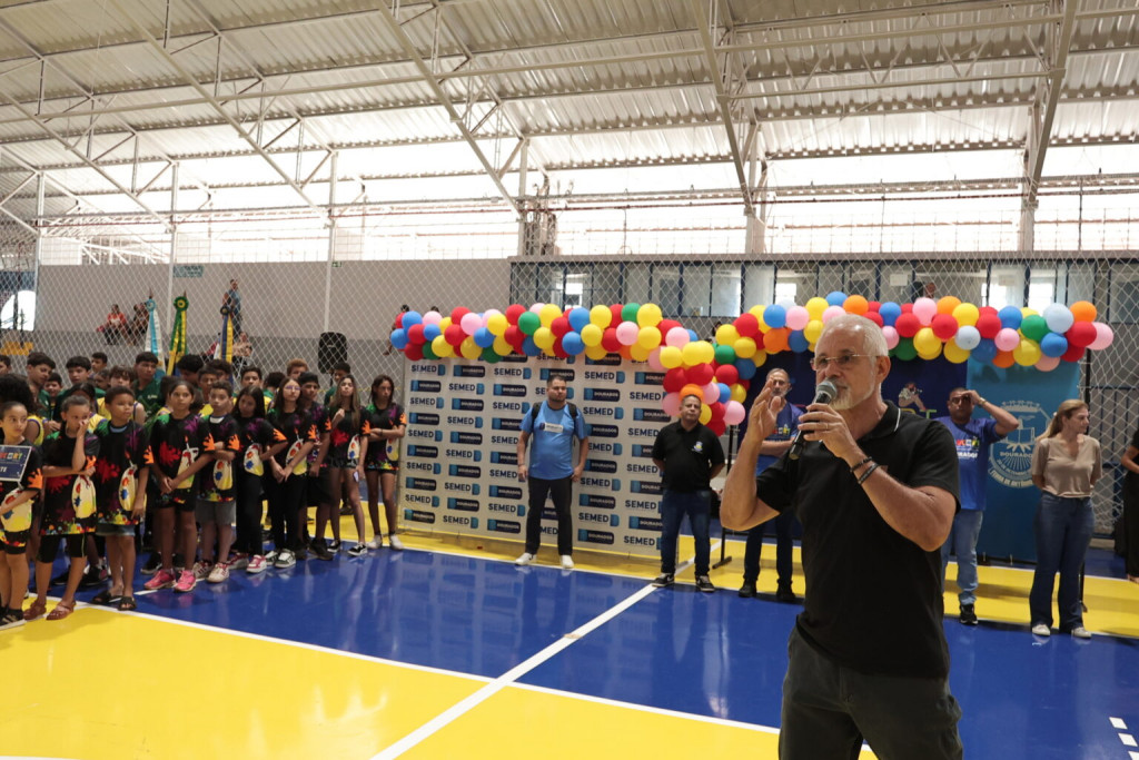 Vereador Sergio Nogueira falou em nome da Câmara Municipal