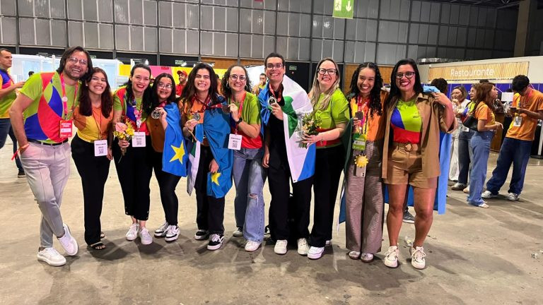 Rafael, durante competição que participou de competição nacional após ser um dos selecionados pelo Voucher Desenvolvedor (Fotos: arquivo pessoal).