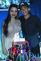 Dj por mais uma noite: Marcos Pierry foi Deejay  de debutante em Novo Horizonte do Sul.