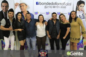 Confiram as fotos do show da banda Bonde do Forró