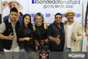 Confiram as fotos do show da banda Bonde do Forró