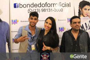 Confiram as fotos do show da banda Bonde do Forró