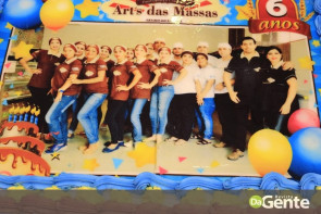 Confiram as fotos do aniversário de 6 anos da Padaria e Confeitaria Art's Das Massas