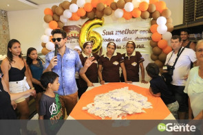 Confiram as fotos do aniversário de 6 anos da Padaria e Confeitaria Art's Das Massas