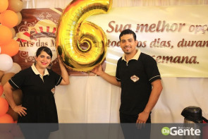 Confiram as fotos do aniversário de 6 anos da Padaria e Confeitaria Art's Das Massas