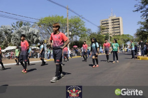 Confiram as fotos do Desfile Cívico de Dourados