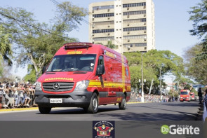 Confiram as fotos do Desfile Cívico de Dourados