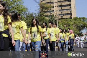 Confiram as fotos do Desfile Cívico de Dourados