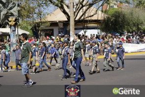 Confiram as fotos do Desfile Cívico de Dourados