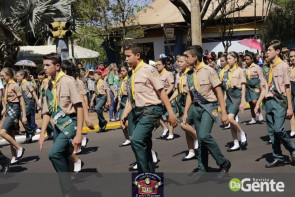 Confiram as fotos do Desfile Cívico de Dourados
