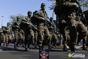 Confiram as fotos do Desfile Cívico de Dourados