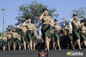 Confiram as fotos do Desfile Cívico de Dourados