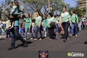 Confiram as fotos do Desfile Cívico de Dourados