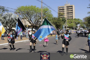 Confiram as fotos do Desfile Cívico de Dourados