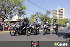 Confiram as fotos do Desfile Cívico de Dourados