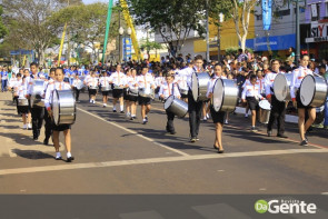 Confiram as fotos do Desfile Cívico de Dourados