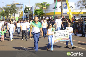 Confiram as fotos do Desfile Cívico de Dourados