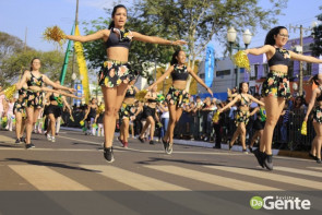 Confiram as fotos do Desfile Cívico de Dourados