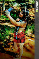 Kaliny Mamede; Conheça a beleza terena que registramos no final de semana