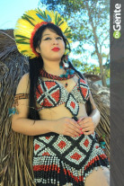 Kaliny Mamede; Conheça a beleza terena que registramos no final de semana