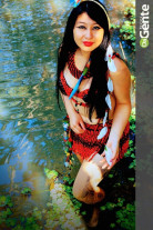 Kaliny Mamede; Conheça a beleza terena que registramos no final de semana