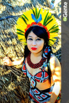 Kaliny Mamede; Conheça a beleza terena que registramos no final de semana