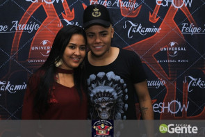 Veja os clicks do show Felipe Araújo