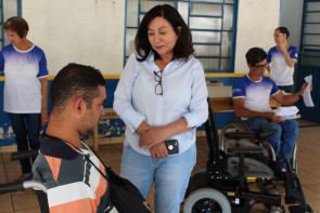 ​No CCPD Délia ressalta a convivência e a dignidade à pessoa com deficiência