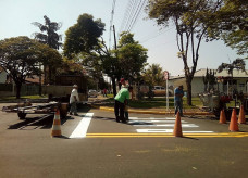 Perfil estreito da Monte Alegre na região levou a Agetran a promover alterações na sinalização