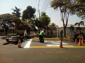 Perfil estreito da Monte Alegre na região levou a Agetran a promover alterações na sinalização