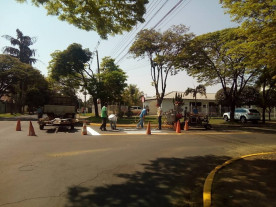 Agetran promove ações de reordenamento de trânsito na rua Monte Alegre