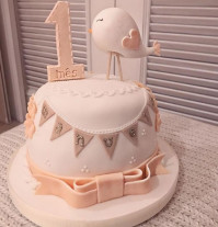 Eliana comemora 1 mês da filha Manuela