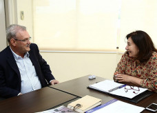 Prefeita Délia Razuk recebeu o deputado Geraldo Resende no Gabinete, na manhã desta sexta-feira