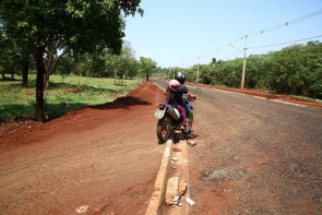 Iniciada há 70 dias, obra de asfalto  no Estrela Porã está na fase final