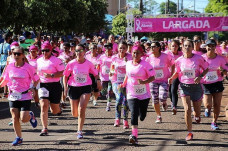 Corrida e Caminhada Rosa terão largada em frente ao Abevê da rua Albino Torraca e chegada na Praça Antônio João