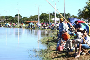 Pesca está liberada, domingo, nos lagos  do Rego D'água e Antenor Martins
