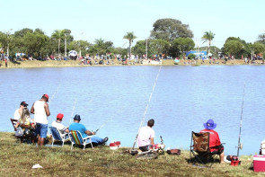 Pesca está liberada, domingo, nos lagos  do Rego D'água e Antenor Martins