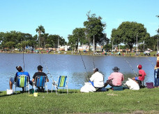 Pesca está liberada nos parques Rego D'água e no Antenor Martins