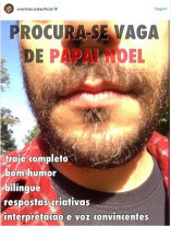 Evaristo Costa diz que vai deixar a barba crescer e pede emprego de Papai Noel