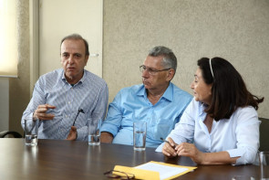 Por unidade em Dourados, prefeita Délia  recepciona presidente do Hospital de Barretos