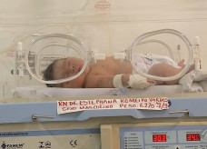 Bebê nasceu com dobro de peso de um recém-nascido e 9 cm a mais