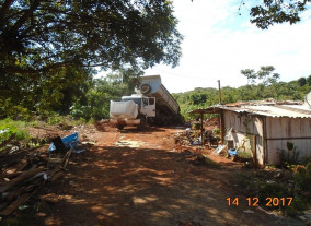 Usado na prática de crime ambiental, caminhão é apreendido