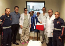 Equipe do Cihdott e o secretário Renato Vidigal, em uma das captações realizadas ano passado