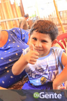 Ação voluntária realiza festinha de aniversário ao pequeno guerreiro Lelê