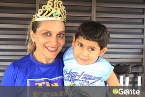 Ação voluntária realiza festinha de aniversário ao pequeno guerreiro Lelê