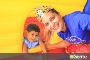 Ação voluntária realiza festinha de aniversário ao pequeno guerreiro Lelê