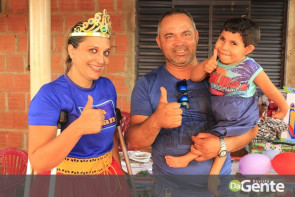 Ação voluntária realiza festinha de aniversário ao pequeno guerreiro Lelê
