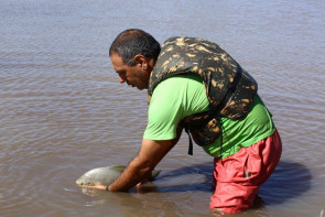 Pescaria ilegal é flagrada no Parque Antenor Martins