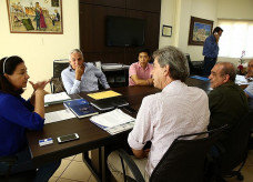 Prefeita Délia Razuk recebeu diretores do Sindicato Rural de Dourados na manhã desta sexta-feira