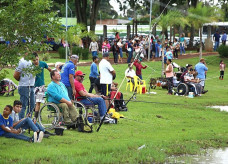 Pescaria na categoria Parapesca iniciou nesta quarta-feira. A festa segue até domingo com programação todos os dias